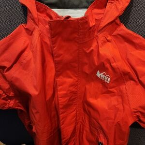 REI Co-op Kids Red Rain Jacket